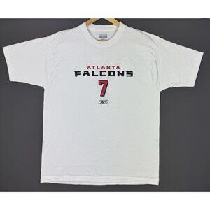 Vintage Y2K NFL Michael Vick Atlanta Falcons Reeboks White Shirt Promo Rare #7